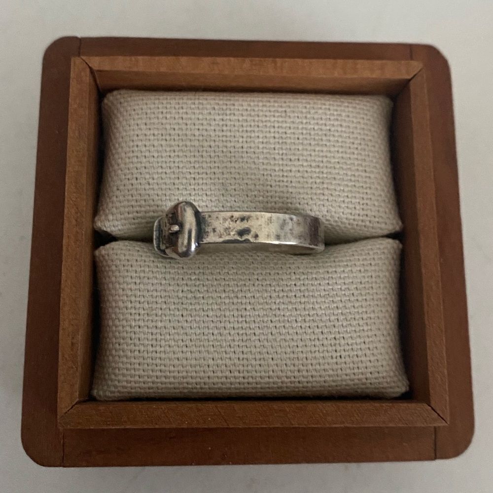 James Avery Retired Belt Buckle Ring - Picture 3 of 5